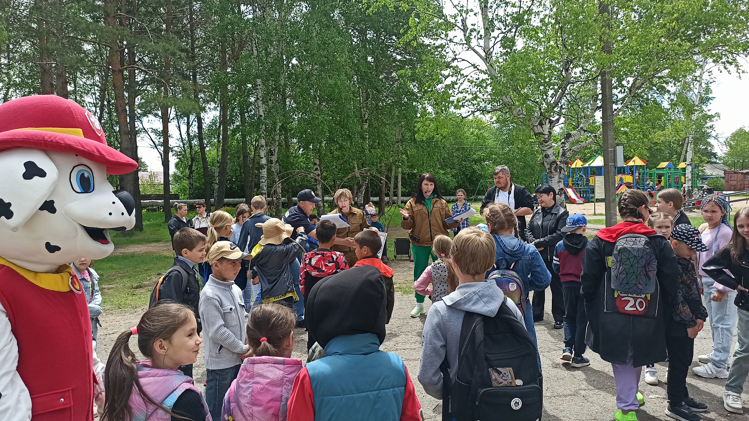 В день защиты детей в Нанайском районе прошел противопожарный праздник.